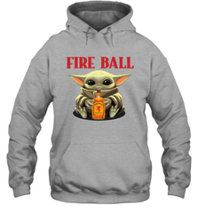 Baby Yoda Hugs Fireball Bottle Star Wars Shirts Hoodie - PrimaryTee