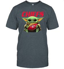 Baby Yoda Loves The Kansas City Chiefs Star Wars NFL Shirts Men's T-Shirt - PrimaryTee