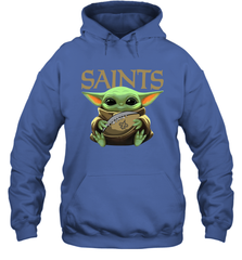 Baby Yoda Loves The New Orleans Saints Star Wars NFL Shirts Hoodie - PrimaryTee
