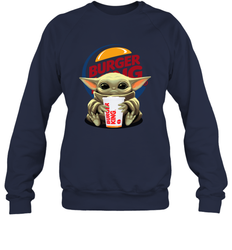 Baby Yoda Hugs Burger King Cup Star Wars Shirts Sweatshirt - PrimaryTee
