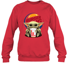 Baby Yoda Hugs Burger King Cup Star Wars Shirts Sweatshirt - PrimaryTee