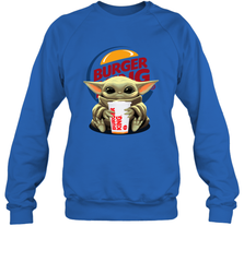 Baby Yoda Hugs Burger King Cup Star Wars Shirts Sweatshirt - PrimaryTee