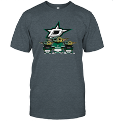 Dallas Stars Star Wars Logo Baby Yoda Men's T-Shirt - PrimaryTee