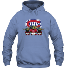 Montreal Canadiens Star Wars Logo Baby Yoda Hoodie - PrimaryTee