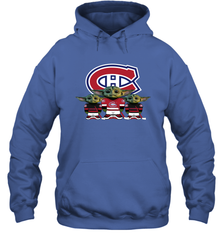 Montreal Canadiens Star Wars Logo Baby Yoda Hoodie - PrimaryTee