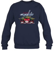 Washington Capitals Star Wars Logo Baby Yoda Sweatshirt - PrimaryTee
