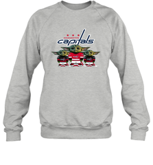Washington Capitals Star Wars Logo Baby Yoda Sweatshirt - PrimaryTee