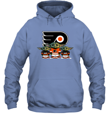 Philadelphia Flyers Star Wars Logo Baby Yoda Hoodie - PrimaryTee