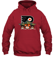 Philadelphia Flyers Star Wars Logo Baby Yoda Hoodie - PrimaryTee
