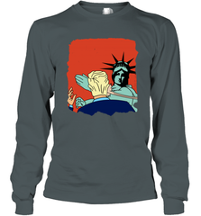 Donald Trump Slap Politics Trump New York Liberty Shirt Long Sleeve T-Shirt - PrimaryTee