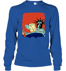Donald Trump Slap Politics Trump New York Liberty Shirt Long Sleeve T-Shirt - PrimaryTee