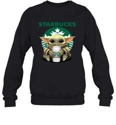 Baby Yoda Hugs Starbucks Cup Star Wars Shirts Sweatshirt - PrimaryTee