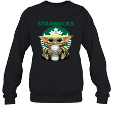 Baby Yoda Hugs Starbucks Cup Star Wars Shirts Sweatshirt - PrimaryTee
