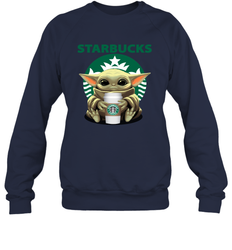 Baby Yoda Hugs Starbucks Cup Star Wars Shirts Sweatshirt - PrimaryTee