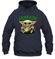 Baby Yoda Hugs Jameson Irish Whiskey Star Wars Shirts Hoodie - PrimaryTee