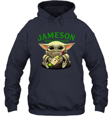 Baby Yoda Hugs Jameson Irish Whiskey Star Wars Shirts Hoodie - PrimaryTee