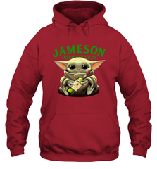 Baby Yoda Hugs Jameson Irish Whiskey Star Wars Shirts Hoodie - PrimaryTee
