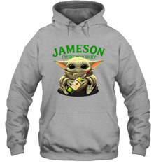 Baby Yoda Hugs Jameson Irish Whiskey Star Wars Shirts Hoodie - PrimaryTee