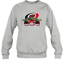 Carolina Hurricanes Star Wars Logo Baby Yoda Sweatshirt - PrimaryTee