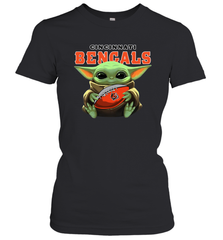 Baby Yoda Loves The Cincinnati Bengals Star Wars NFL Shirts Women's T-Shirt - PrimaryTee