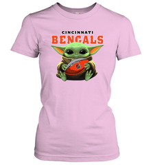 Baby Yoda Loves The Cincinnati Bengals Star Wars NFL Shirts Women's T-Shirt - PrimaryTee