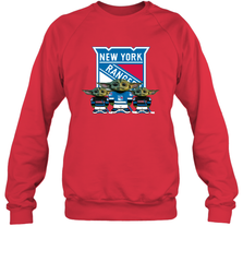 New York Rangers Star Wars Logo Baby Yoda Sweatshirt - PrimaryTee