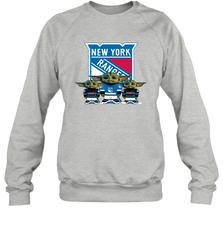 New York Rangers Star Wars Logo Baby Yoda Sweatshirt - PrimaryTee