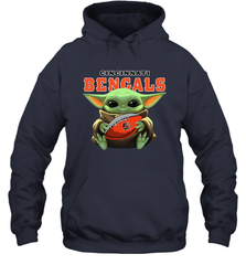 Baby Yoda Loves The Cincinnati Bengals Star Wars NFL Shirts Hoodie - PrimaryTee