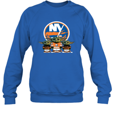 New York Islanders Star Wars Logo Baby Yoda Sweatshirt - PrimaryTee