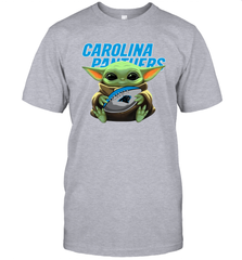 Baby Yoda Loves The Carolina Panthers Star Wars NFL Shirts Men's T-Shirt - PrimaryTee