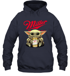 Baby Yoda Hugs Miller High Life Beer Star Wars Shirts Hoodie - PrimaryTee