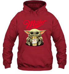 Baby Yoda Hugs Miller High Life Beer Star Wars Shirts Hoodie - PrimaryTee