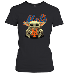 Baby Yoda Hugs The New York Mets Shirts Women's T-Shirt - PrimaryTee