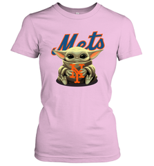 Baby Yoda Hugs The New York Mets Shirts Women's T-Shirt - PrimaryTee