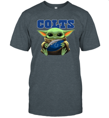 Baby Yoda Loves The Indianapolis Colts Star Wars NFL Shirts Men's T-Shirt - PrimaryTee
