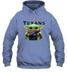 Baby Yoda Loves The Houston Texans Star Wars NFL Shirts Hoodie - PrimaryTee