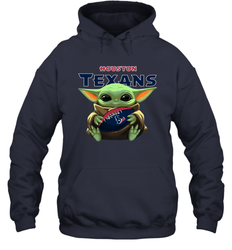 Baby Yoda Loves The Houston Texans Star Wars NFL Shirts Hoodie - PrimaryTee