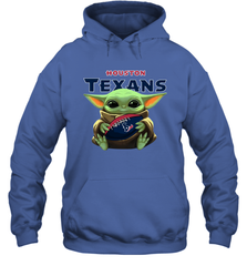 Baby Yoda Loves The Houston Texans Star Wars NFL Shirts Hoodie - PrimaryTee