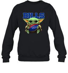 Baby Yoda Loves The Buffalo Bills Star Wars NFL Shirts Sweatshirt - PrimaryTee