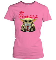 Baby Yoda Hugs Chick Fil A Cup Star Wars Shirts Women's T-Shirt - PrimaryTee
