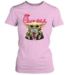 Baby Yoda Hugs Chick Fil A Cup Star Wars Shirts Women's T-Shirt - PrimaryTee