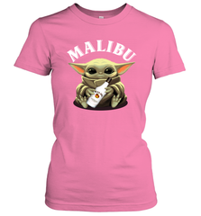 Baby Yoda Hugs Malibu Bottle Star Wars Shirts Women's T-Shirt - PrimaryTee
