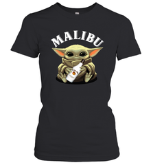 Baby Yoda Hugs Malibu Bottle Star Wars Shirts Women's T-Shirt - PrimaryTee