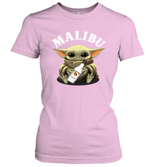 Baby Yoda Hugs Malibu Bottle Star Wars Shirts Women's T-Shirt - PrimaryTee
