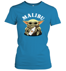 Baby Yoda Hugs Malibu Bottle Star Wars Shirts Women's T-Shirt - PrimaryTee