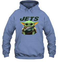 Baby Yoda Loves The New York Jets Star Wars NFL Shirts Hoodie - PrimaryTee