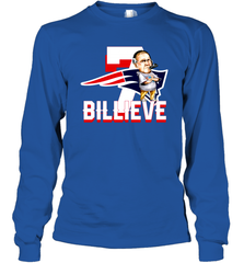 New England Patriots 7 Billieve vs Buffalo Bills Shirt Long Sleeve T-Shirt - PrimaryTee