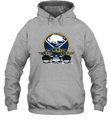 Buffalo Sabres Star Wars Logo Baby Yoda Hoodie - PrimaryTee