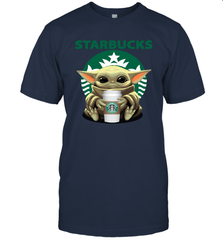 Baby Yoda Hugs Starbucks Cup Star Wars Shirts Men's T-Shirt - PrimaryTee