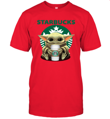 Baby Yoda Hugs Starbucks Cup Star Wars Shirts Men's T-Shirt - PrimaryTee